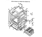 Hotpoint RGB525PT1WW oven cabinet diagram