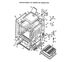 Hotpoint RGB524ET1AD oven cabinet diagram