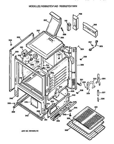 Oven cabinet