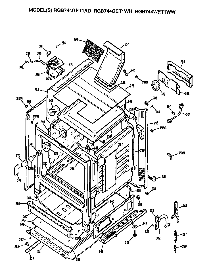 CABINET PARTS