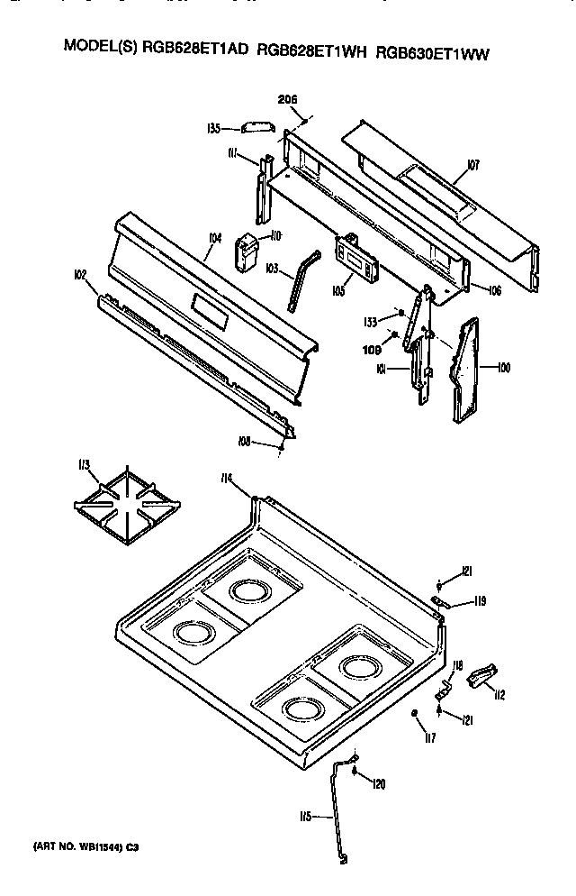 COOKTOP AND BACKSPLASH