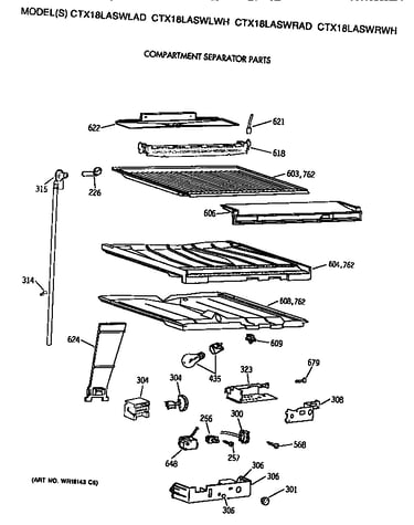 Compartment separator
