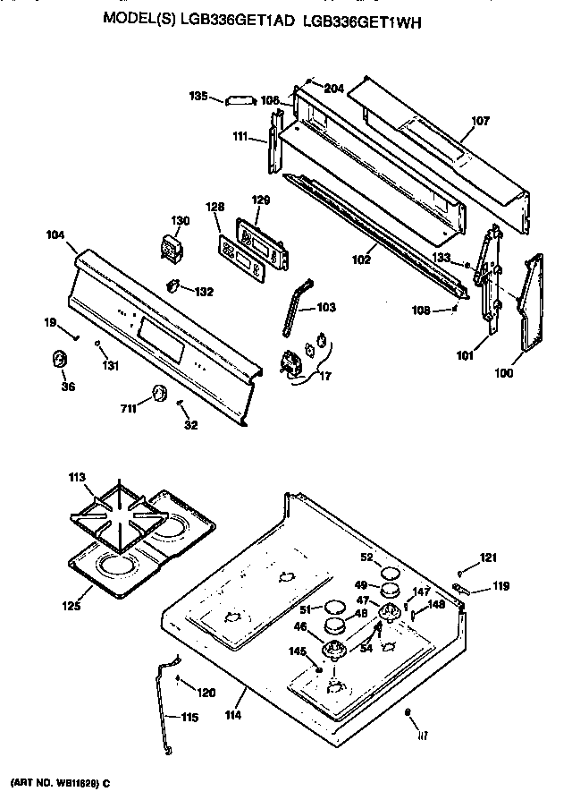 COOKTOP AND BACKSPLASH