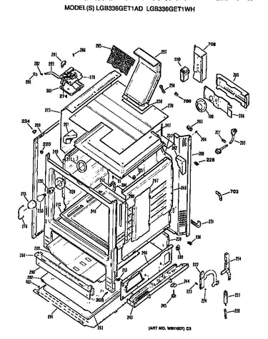 Oven cabinet