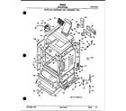 GE LGB356GET1WH oven cabinet diagram