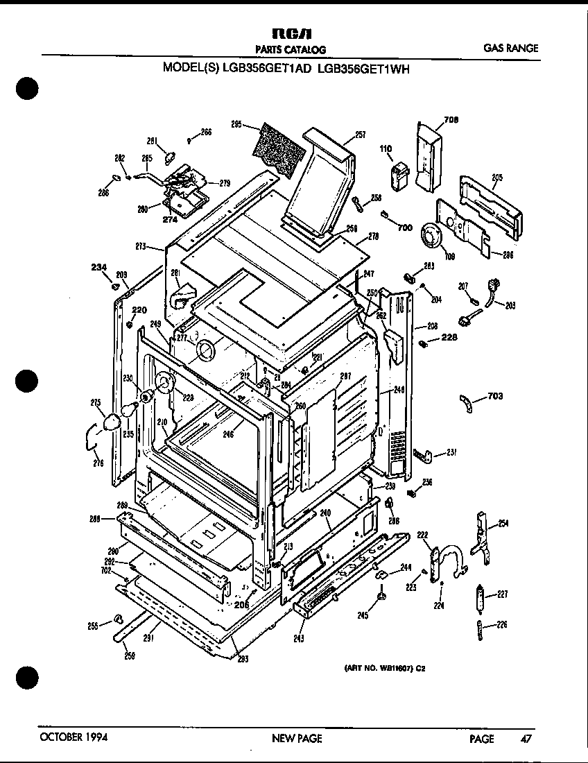 Oven cabinet