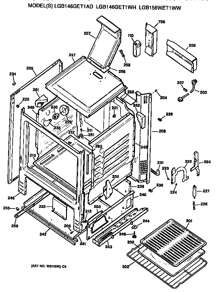 Oven cabinet