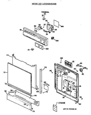 Front/control panel