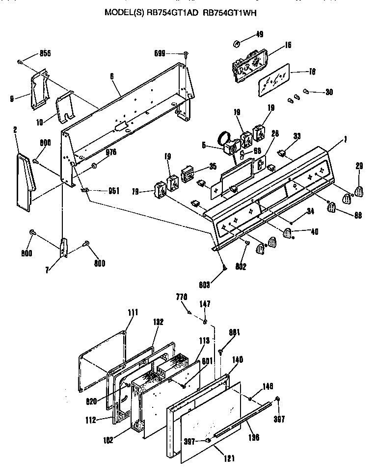 CONTROLS/DOOR