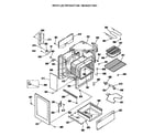Hotpoint RB754GT1AD main body diagram