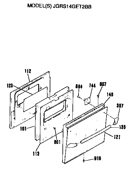 Oven door