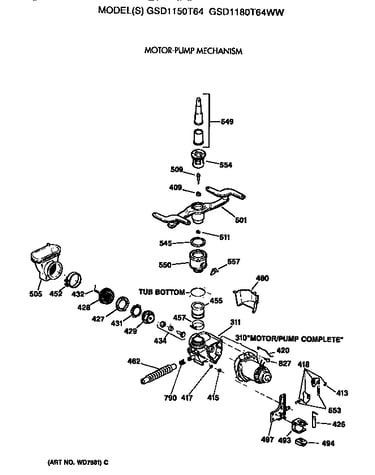 Motor/pump