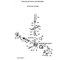 GE GSD1380T64WW motor/pump diagram
