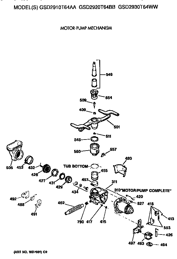 Parts diagram