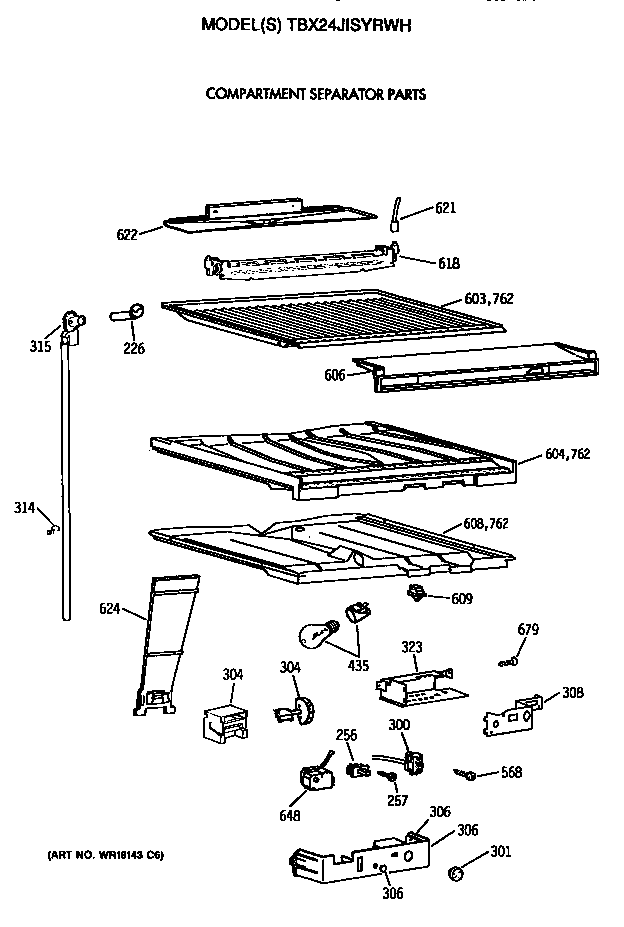 Compartment separator