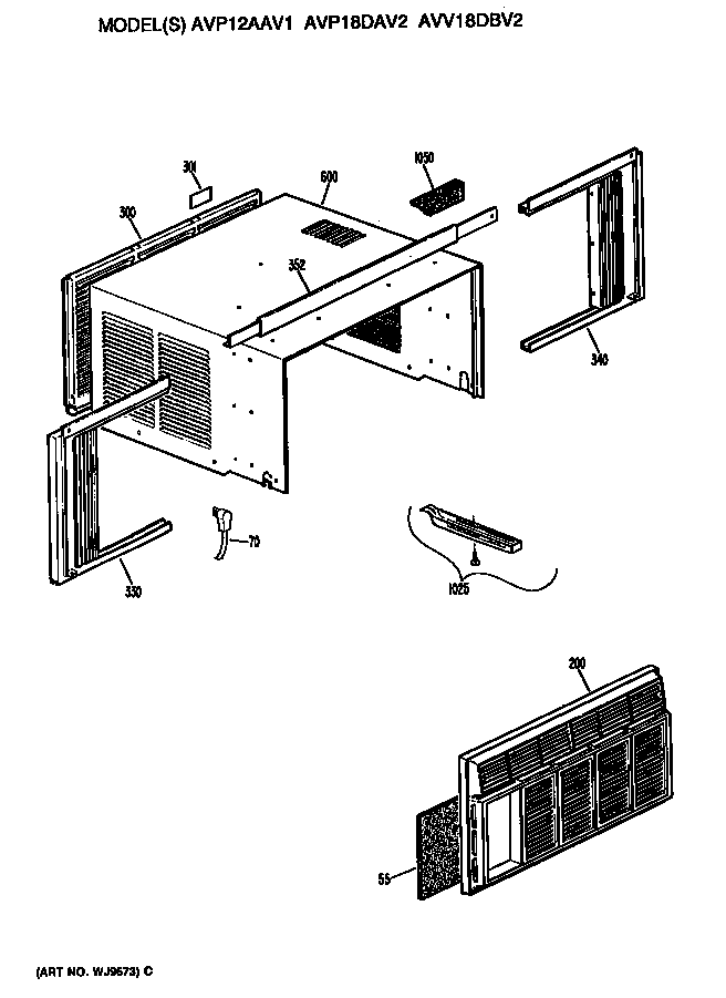 Cabinet and grille assembly