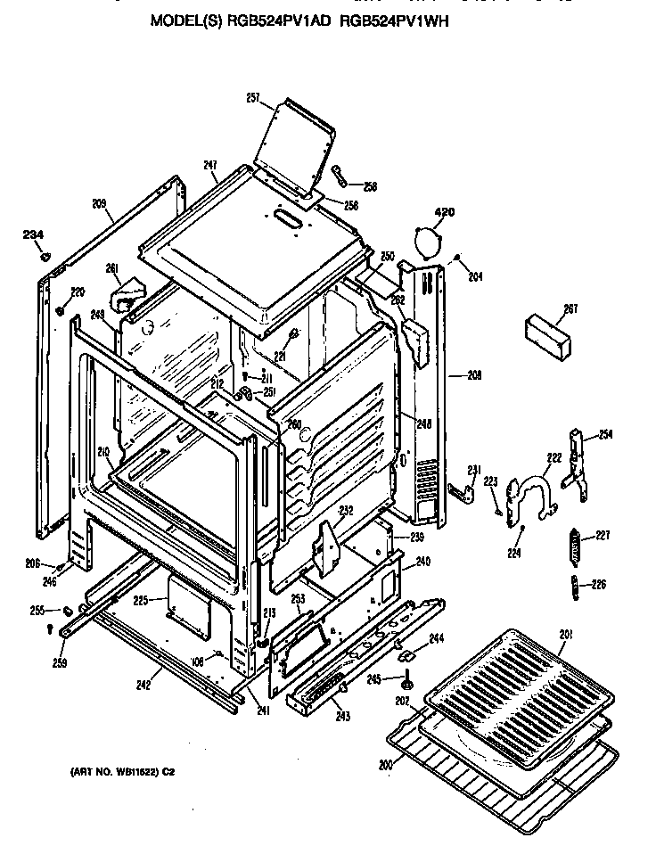 Oven cabinet