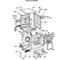 GE DDP1380SDM cabinet diagram