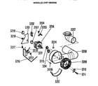 GE DDP1380SDM blower and drive diagram