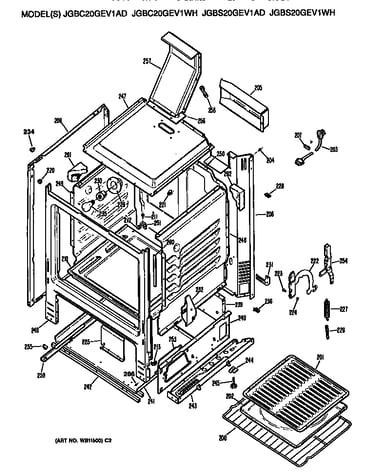 Oven cabinet
