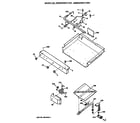 GE JGBS22GEV1WH burner assembly diagram