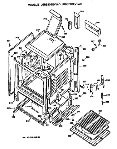 Oven cabinet