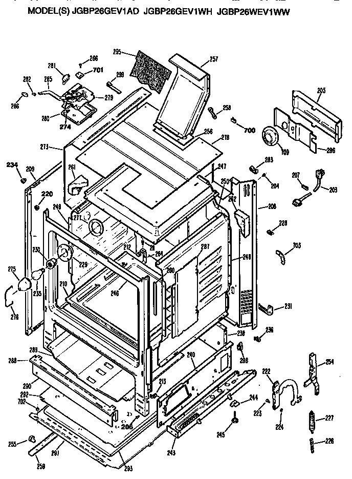 Oven cabinet