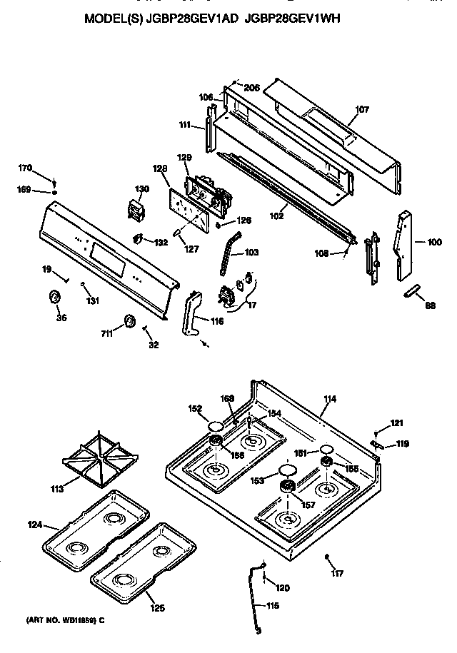 CONTROL AND COOKTOP