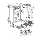 GE TBH14DATFRWH cabinet diagram