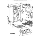 GE TBH14DATJRWH cabinet diagram