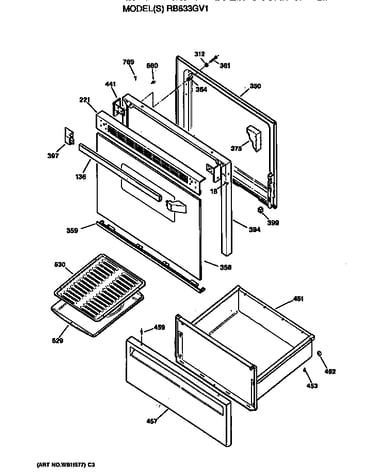Door/utility drawer