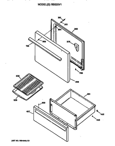 Door/utility drawer
