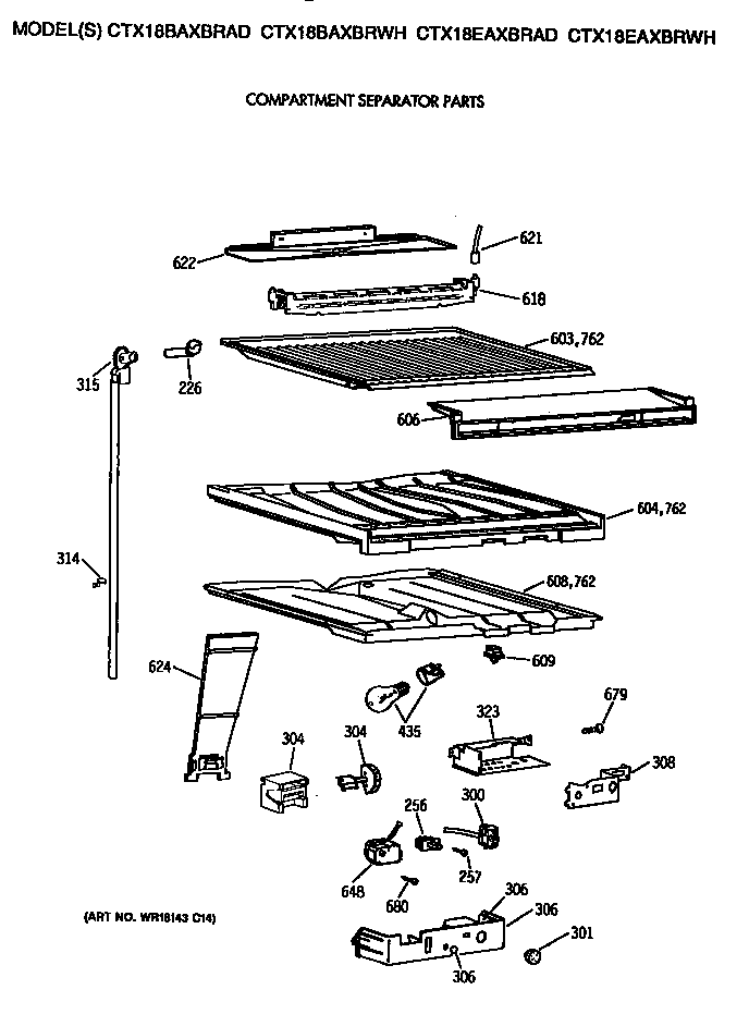 Compartment separator