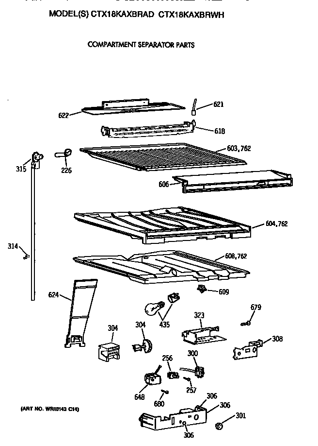 Compartment separator
