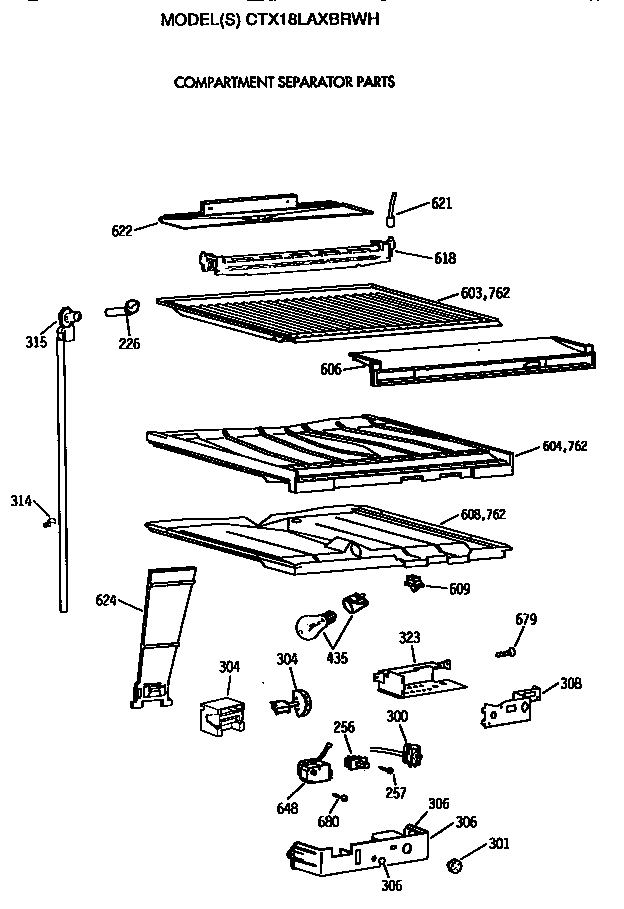 Compartment separator