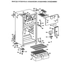 Hotpoint CTX16CAYBLWH cabinet diagram