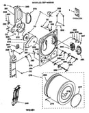 Drum, heater and blower