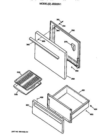 Door/utility drawer