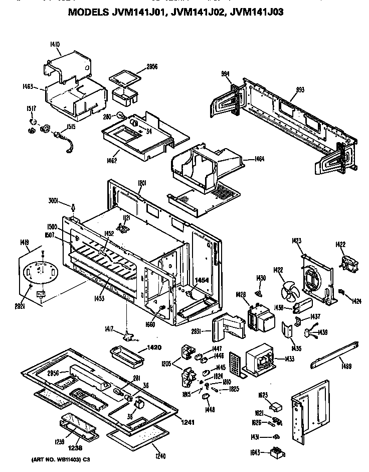 Internal parts