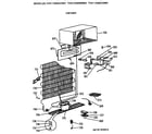 GE TDX11SNSBRWH condenser and evaporator assembly diagram