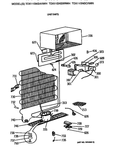 Condenser and evaporator assembly