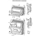 GE TBG16DAXHRWH doors diagram