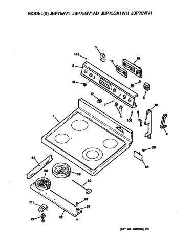 Cooktop/controls