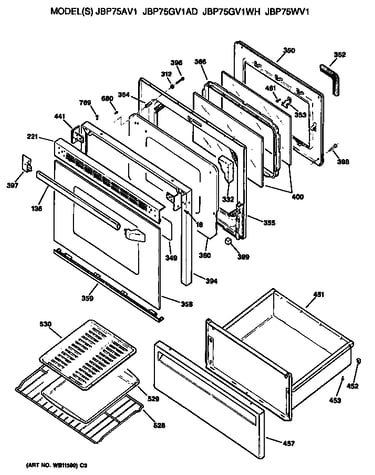 Door/utility drawer