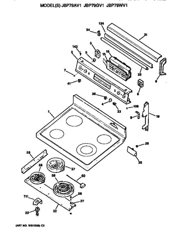 Cooktop/controls