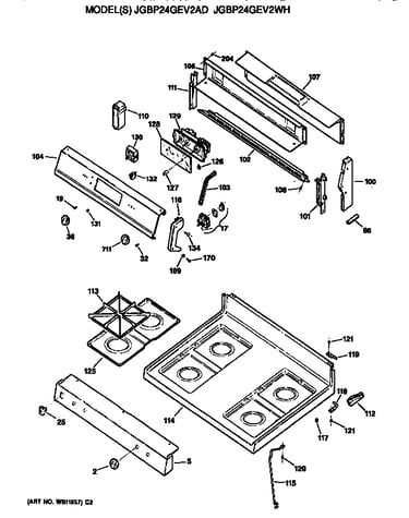 Cooktop and backsplash