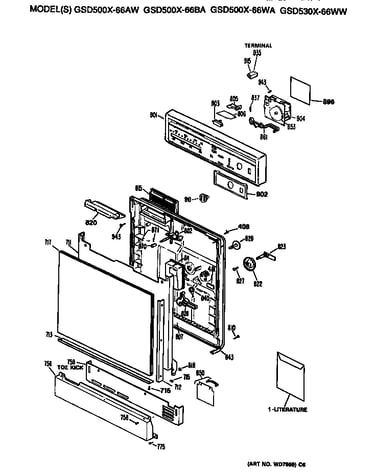 Front/control panel