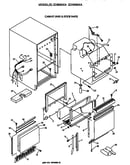 Cabinet liner and door