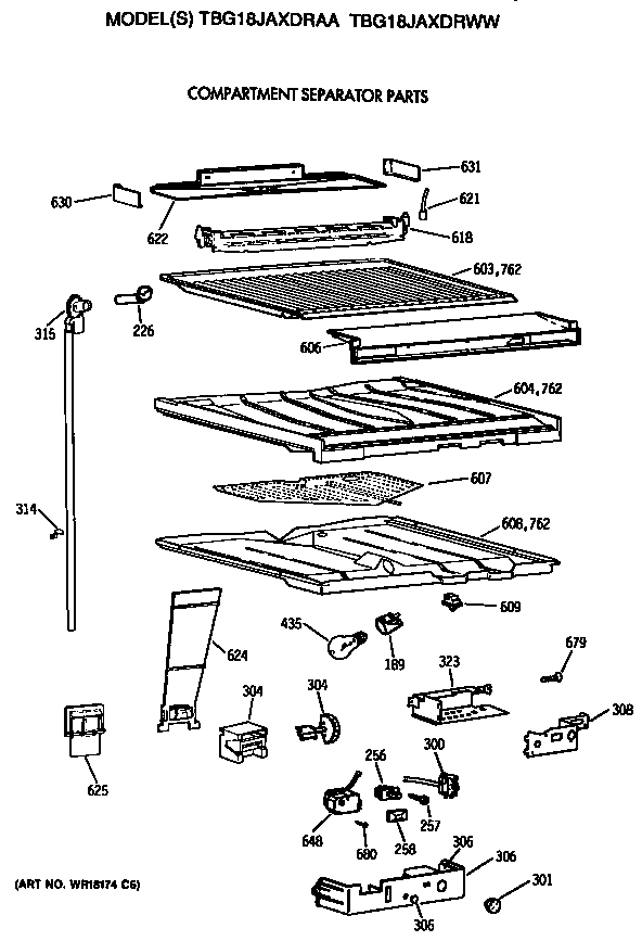 Compartment separator