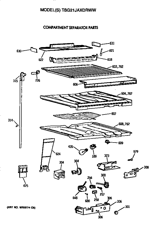 Compartment separator